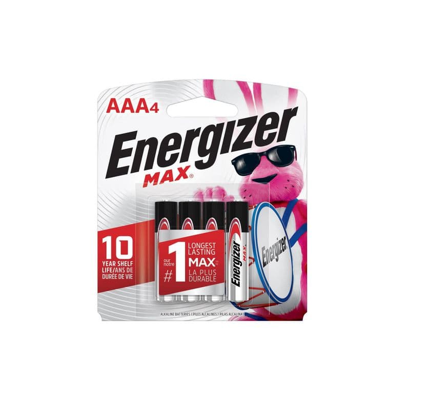 Energizer Max AAA (4 mcx / 4 Pack)