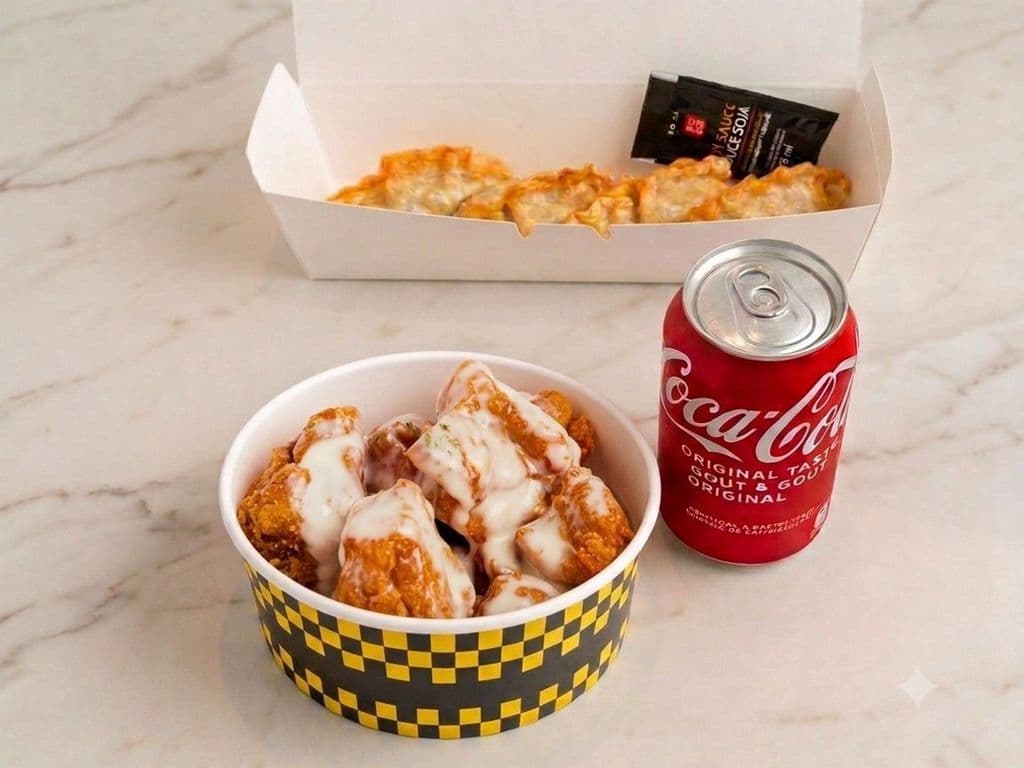 Chicken Bite& Dumpling Combo 닭강정 만두 콤보
