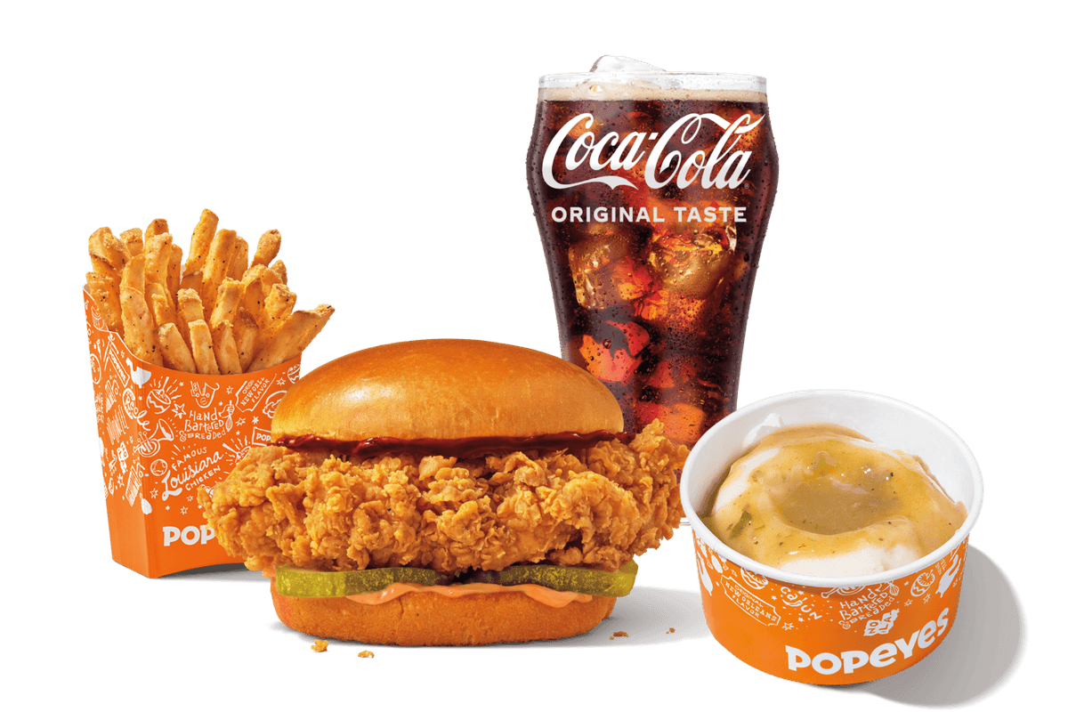 Spicy Maple Chicken Sandwich Large Combo