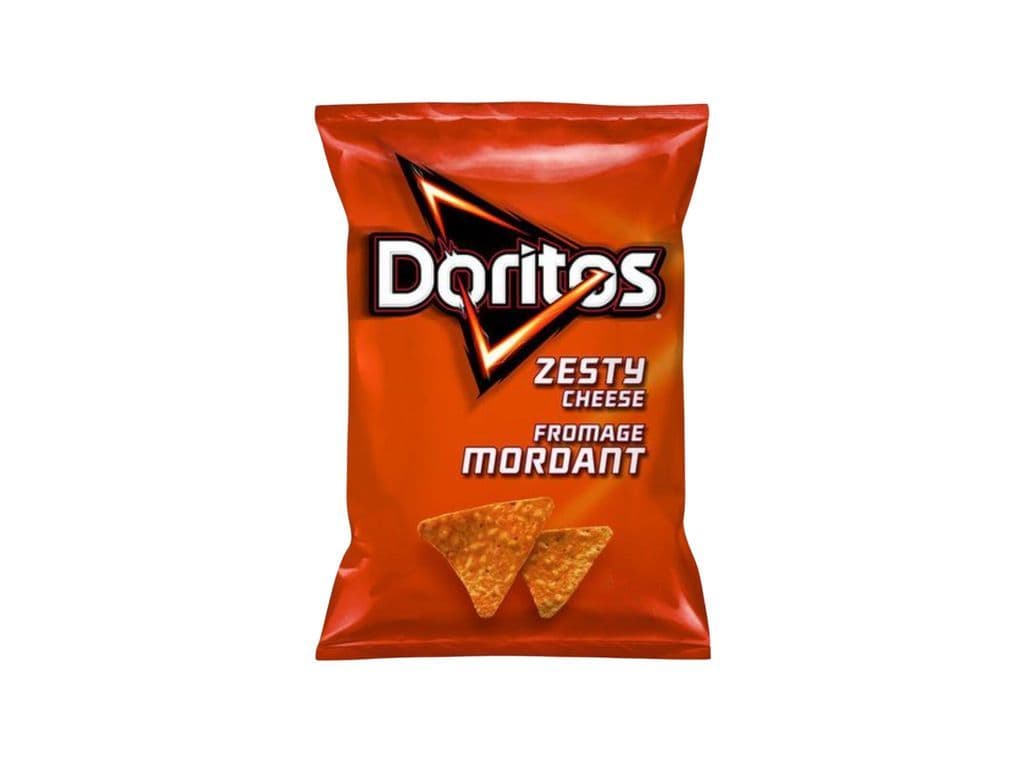 Doritos fromage mordant