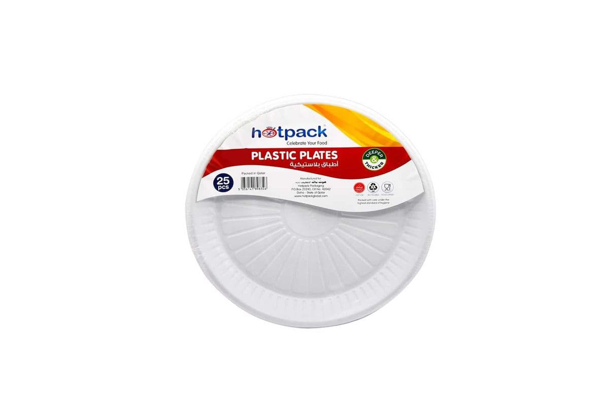 Hotpack Disposable Plates (25 pcs)