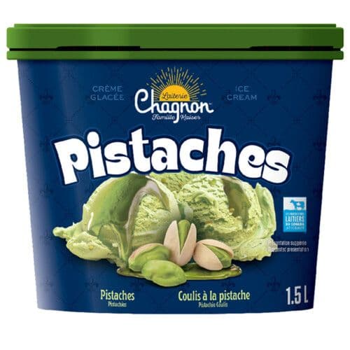 Chagnon Créme Glacée Pistache 1.5L/ Chagnon Pistachio Ice Cream 1.5 L