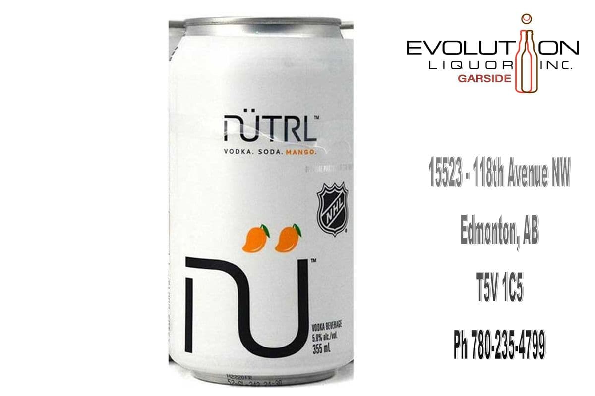 Nutrl Vodka Soda Mango C355-01 (1 x 355ml Can)