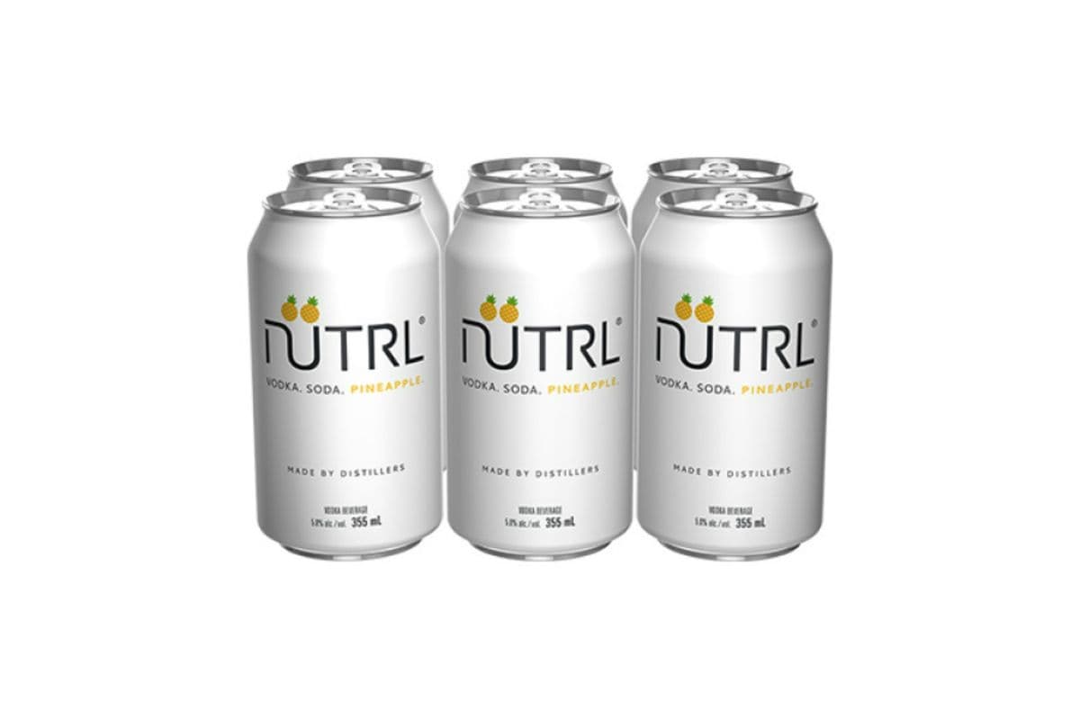 Nutrl Vodka Soda Pineapple (1 x 6 Pack)