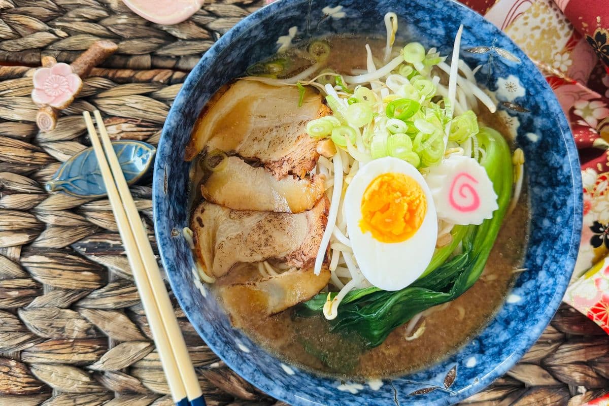 Japanese miso ramen