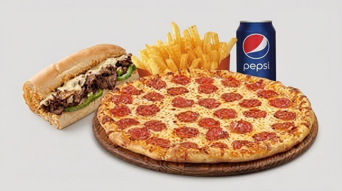 Combo #9 — Pizza Bambino + sous-marin + Pepsi