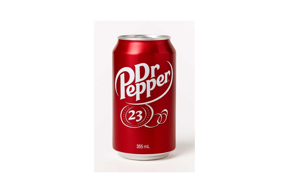 Canned Dr Pepper