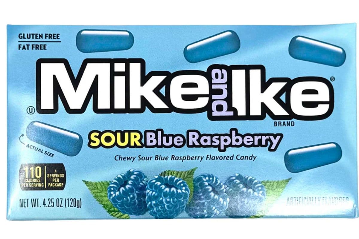 Mike & Ike Sour Blue Raspberry (120g)