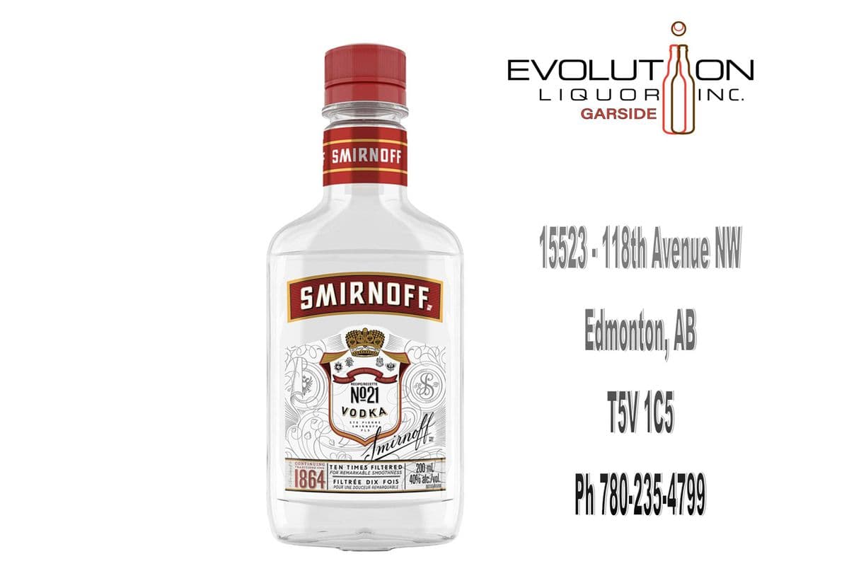Smirnoff Vodka 0200P (1 x 200ml Plastic Bottle)
