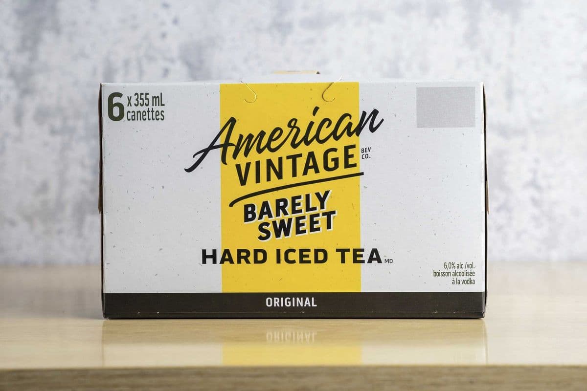 American Vintage Barely Sweet Iced Tea (6 x 355ml)