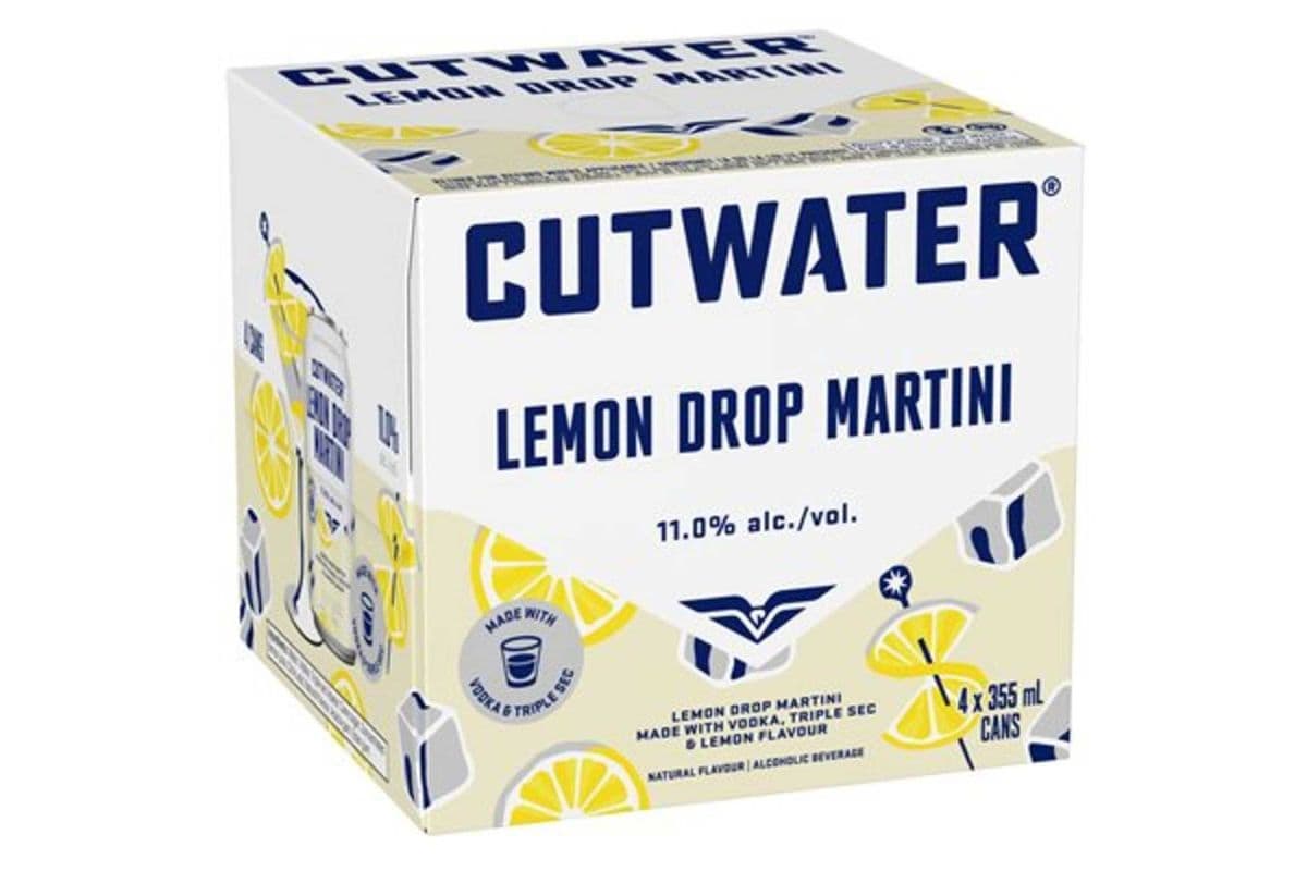 Cutwater Lemon Drop Martini (4 x 355ml can)
