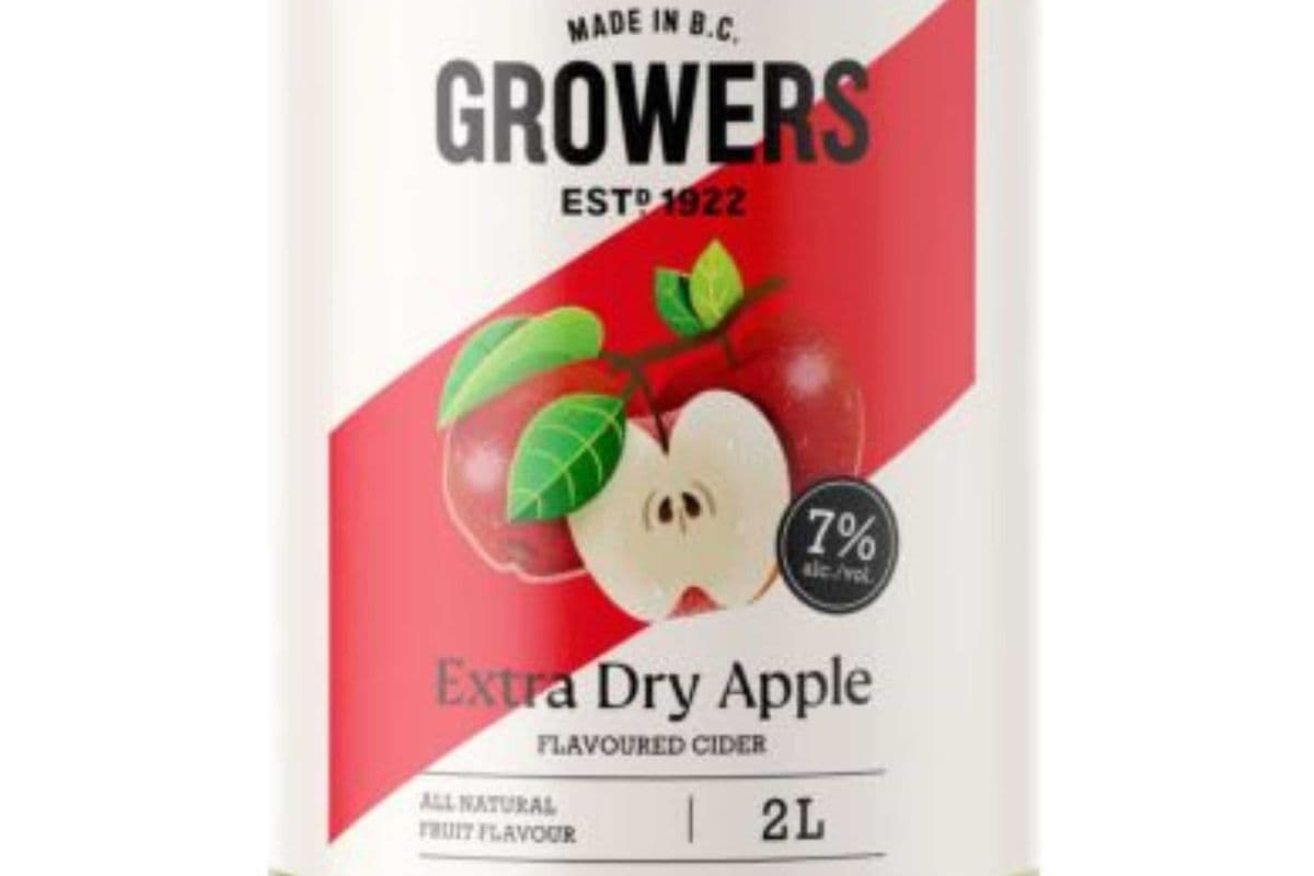 Growers Extra Dry Apple (1 x 2L)