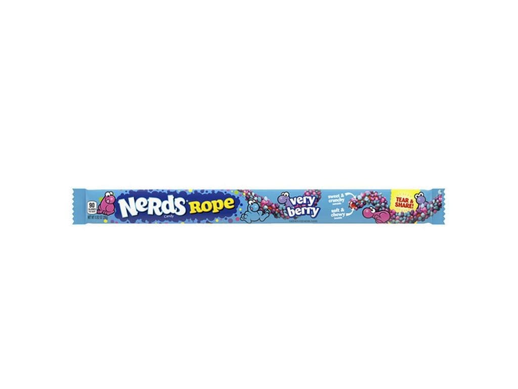 Nerds Rope Very Berry Crunchy Candy Coated Gummy