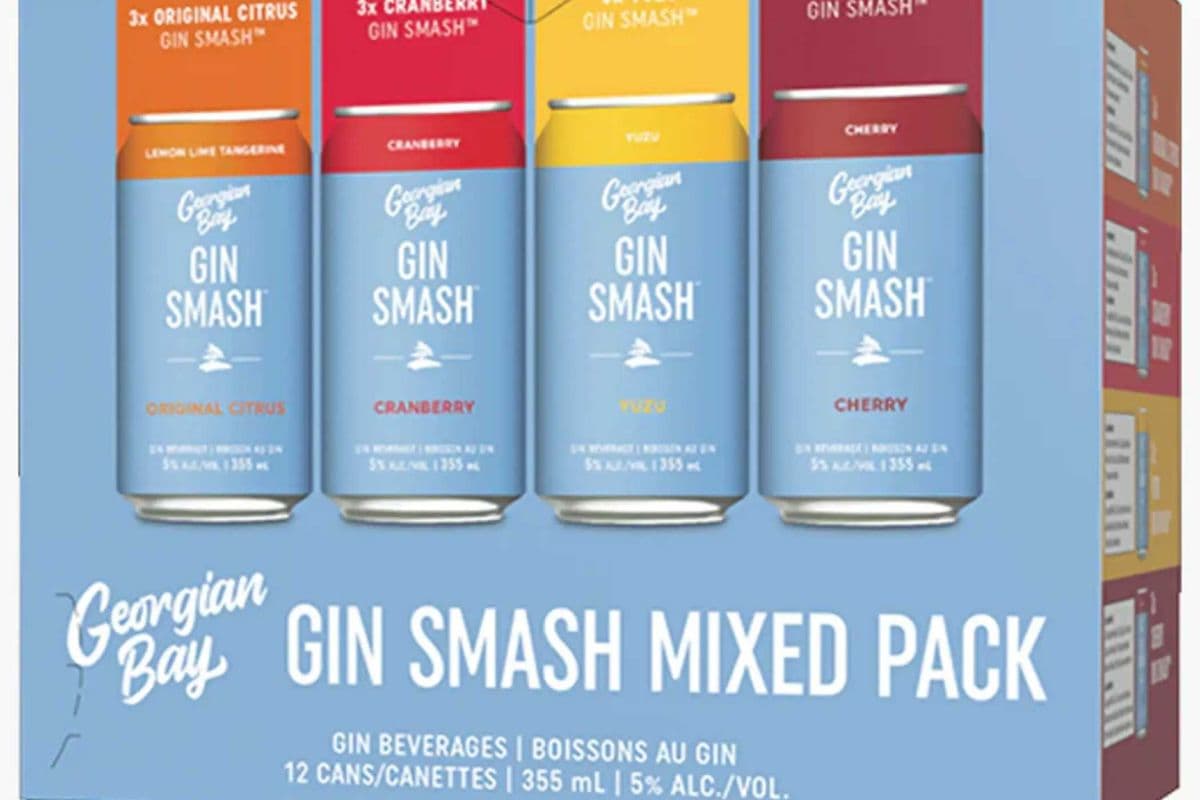 GEORGIAN BAY GIN SMASH 12 CANS (12X355ml) (1 x 355ml)