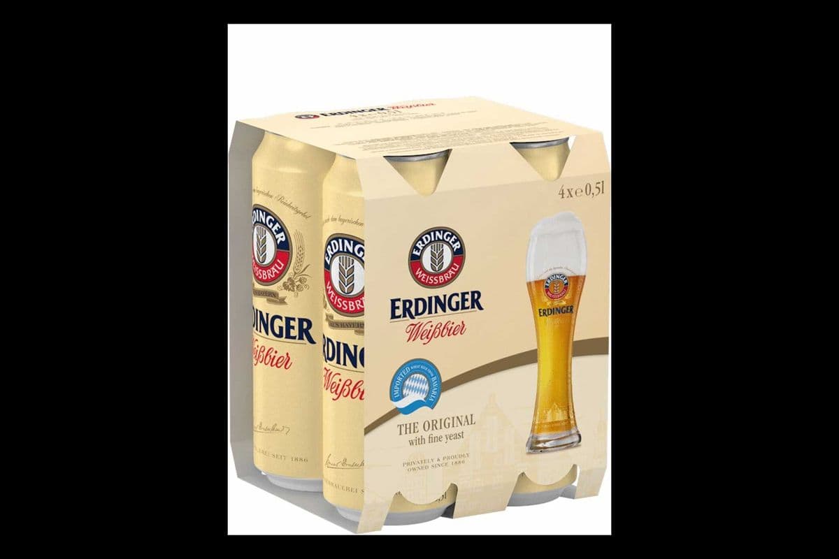 ERDINGER WEISSBIER 4 PACK (4 x 500 ml)