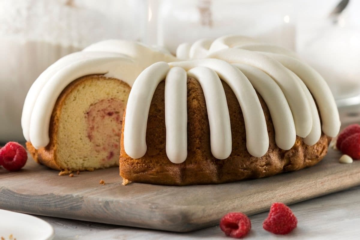 White Chocolate Raspberry Big Bundt