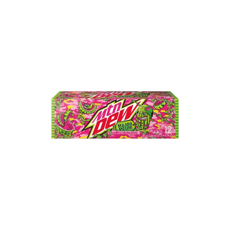Major Melon Mountain Dew 12 Pack - USA