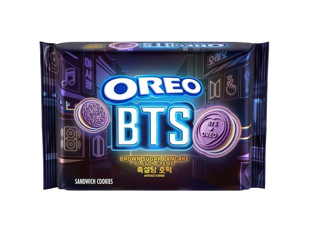 Oreo BTS Brown Sugar Pancake KPOP Edition Cream Cookies 303g