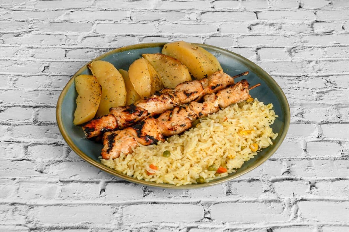 Chicken Souvlaki (2 Skewers)