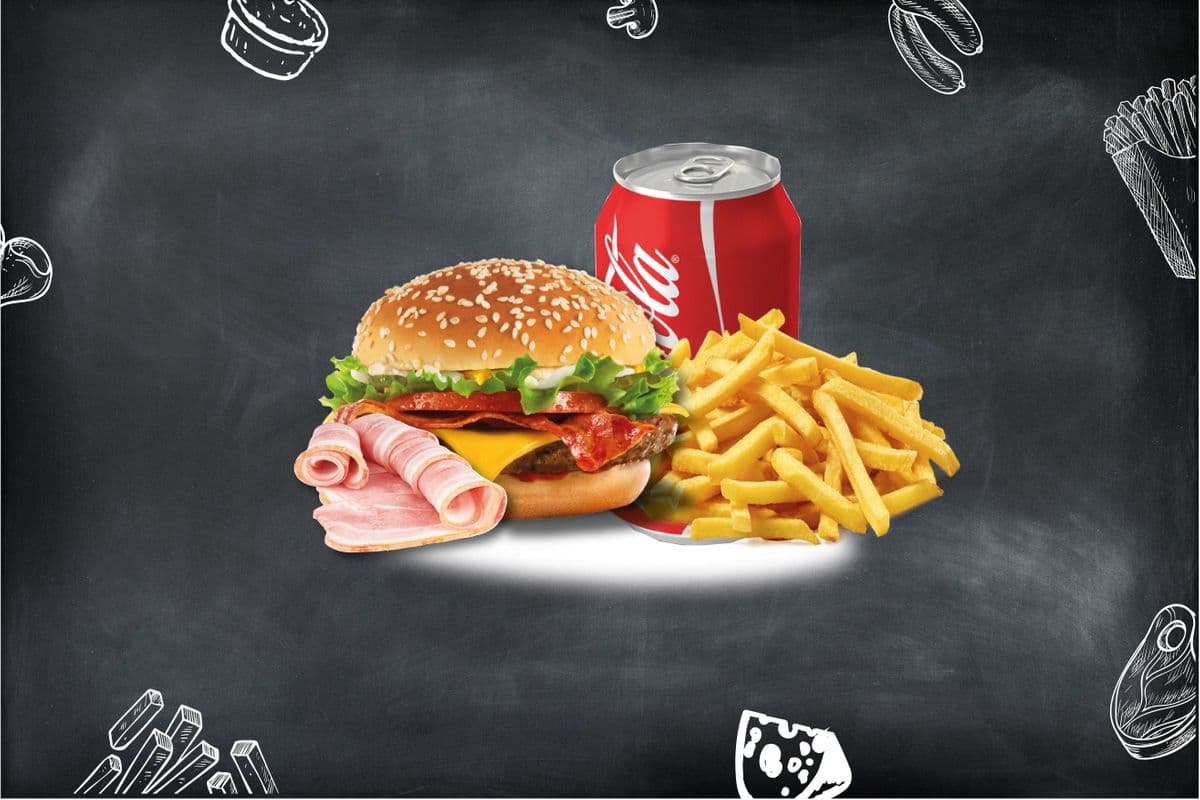 Trio burger américain