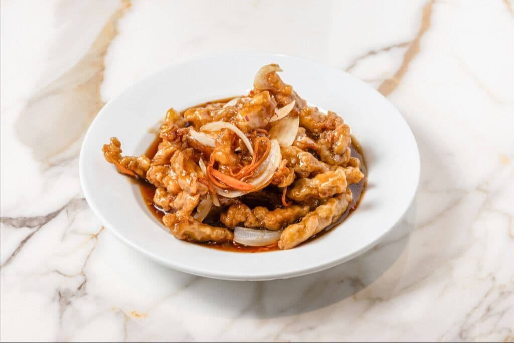 46. Ginger Fried Beef / 牛辣
