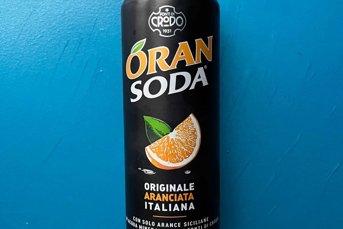 Italian imported ORANSODA 33cl