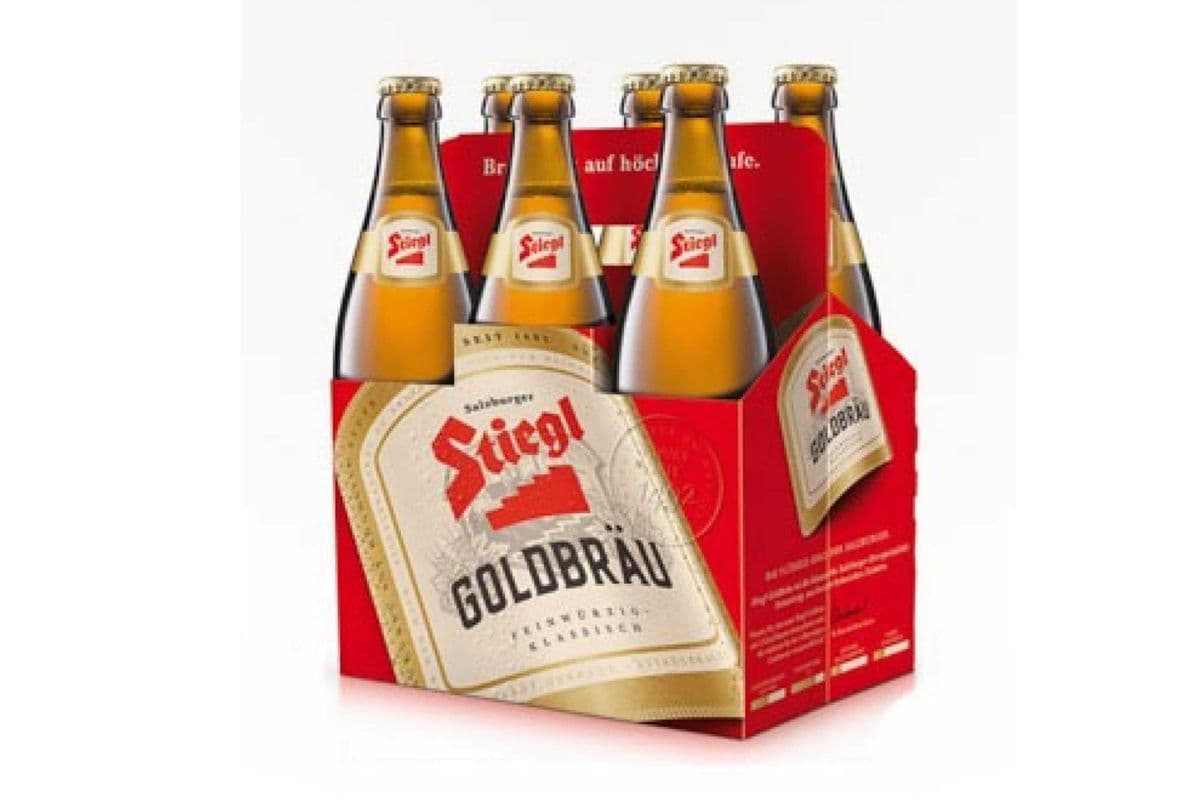 STIEGEL GOLDBRAU LAGER 6 BOTTLES(330ML) (1 x 330ML)