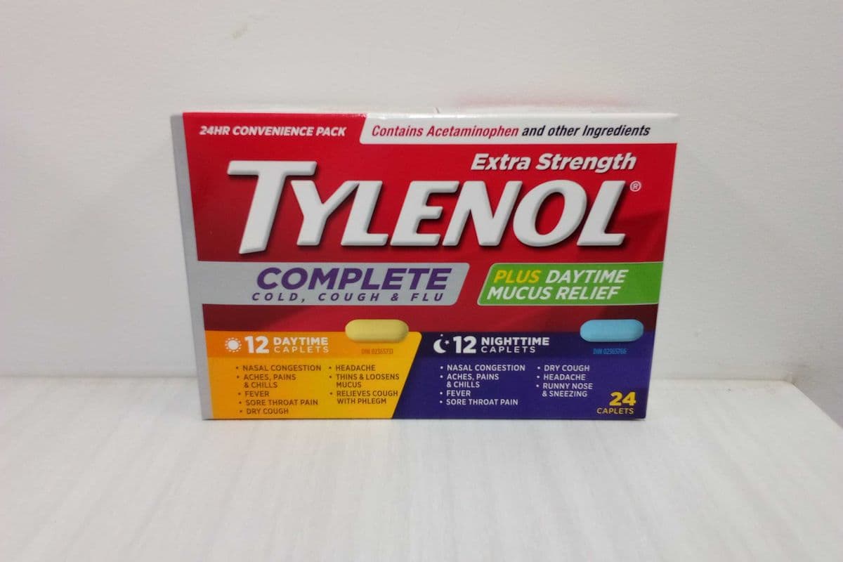 Tylenol Complete Day & Night - Extra Strength 12+12 (24 caplets)
