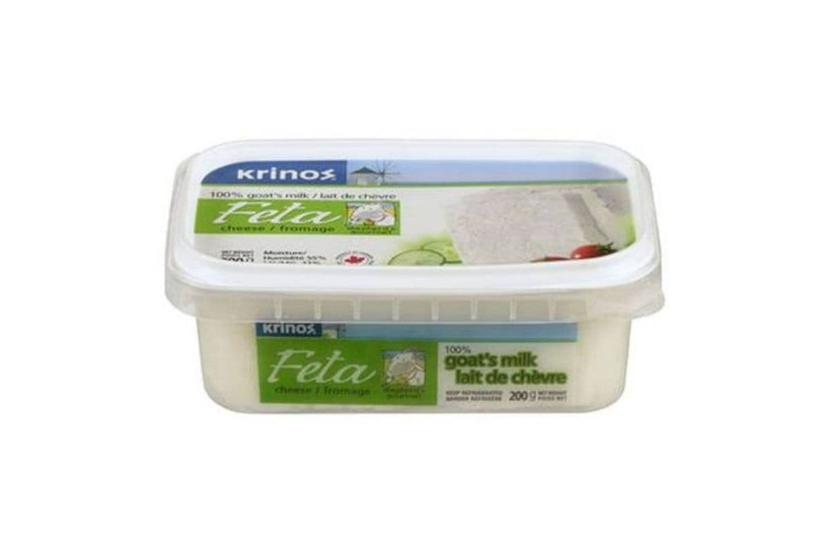 Krinos • Greek Feta Cheese Made With Goat Milk / Fromage Feta Grec Au Lait De Chèvre (200G)