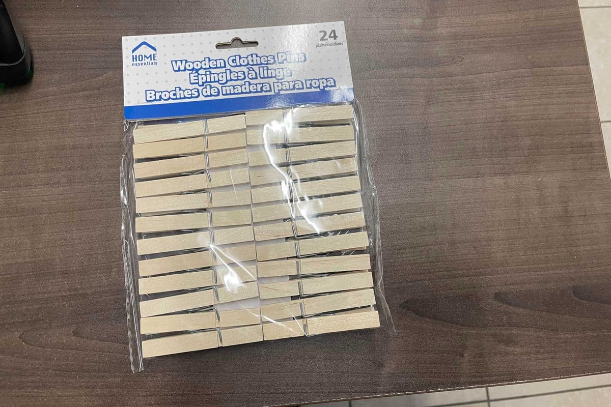 Clothespins Wood 24pc