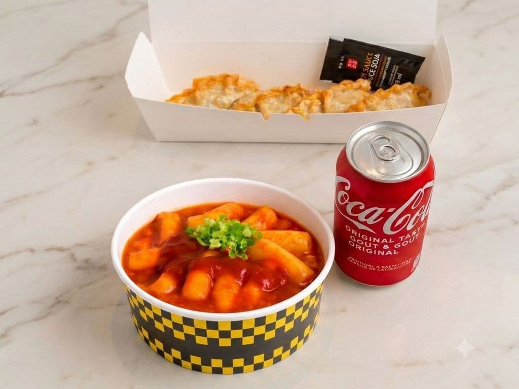 Tteokbokki & Dumpling Combo 떡볶이 만두 콤보