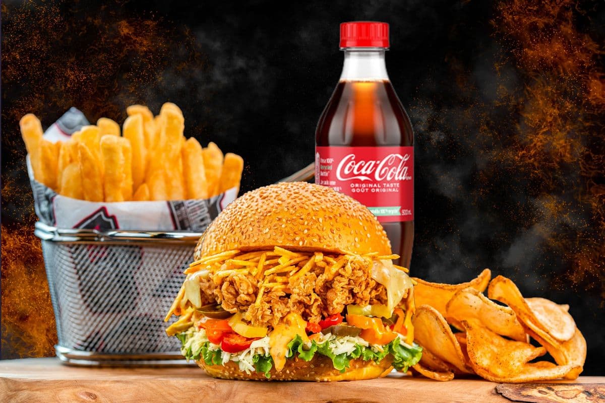 #12 TRIO BURGER POULET JALAPENO