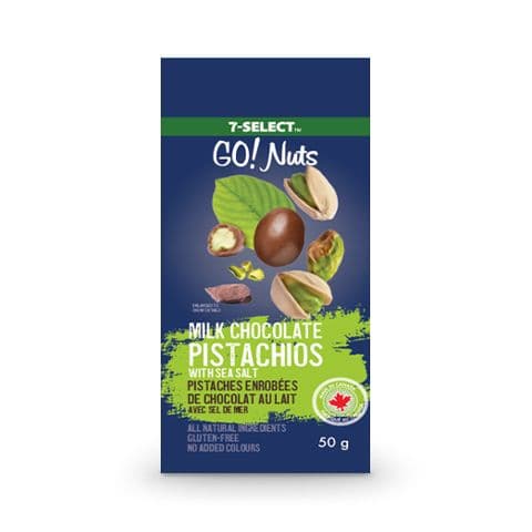 7-Select GO! Nuts Milk Chocolate Pistachios 50g