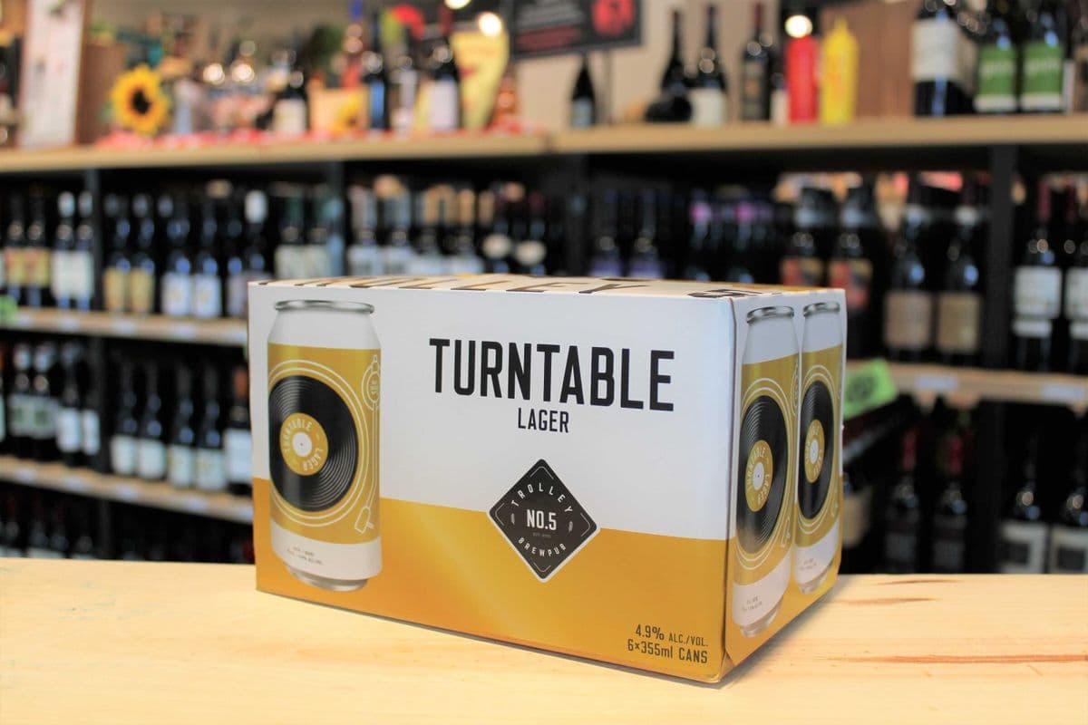Trolley 5 Turntable Lager 6pk (6 x 355 ml)