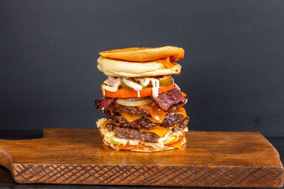 INVADER (Trippl BF + Cheese Between 2 Grilled Cheese Sandwiches)