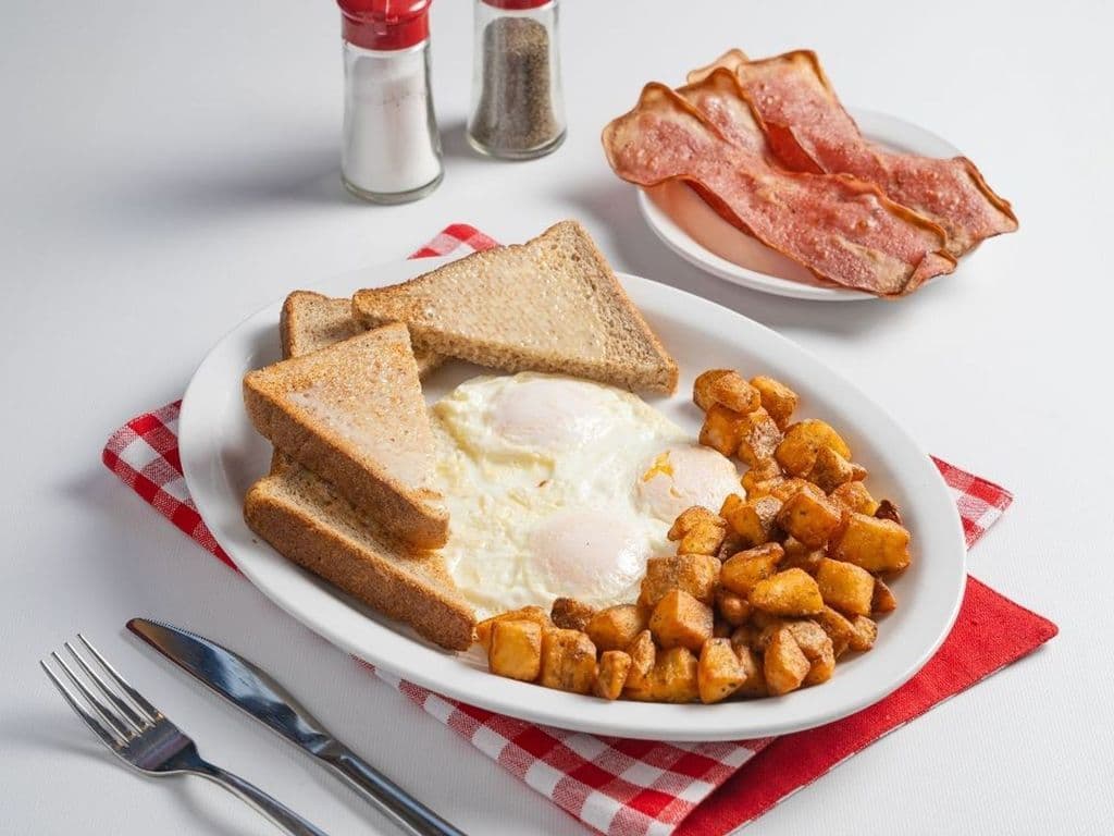 Eggs & Turkey Bacon*