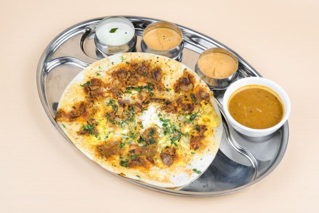 Madurai Kari Chukka Dosa