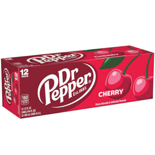 Dr Pepper Cherry 12-pack (355ml) - USA