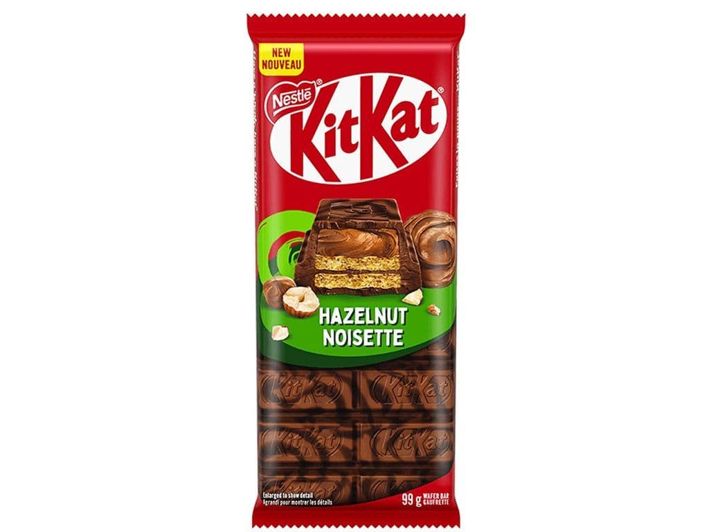 KitKat Tablets Hazelnut 99g Milk Chocolate Nutty Wafer Bar