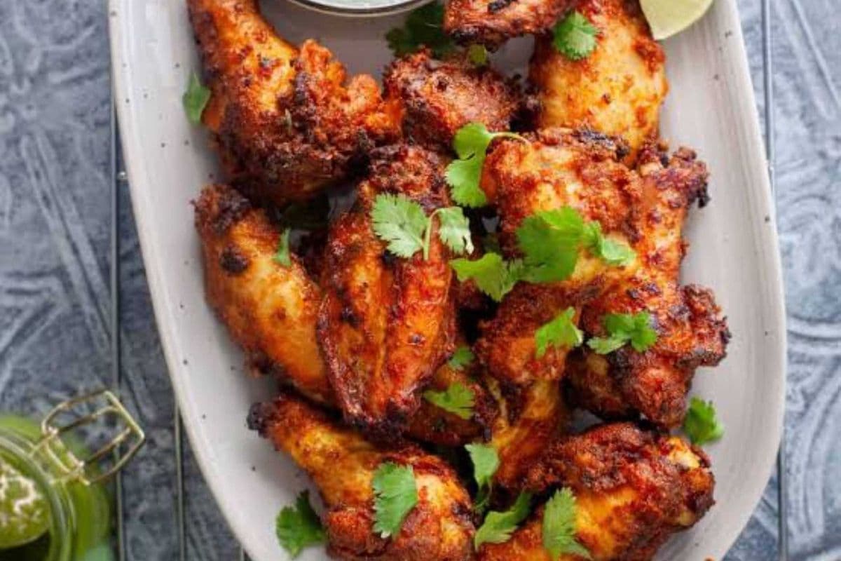 Tandoori Wings (10Pcs) + Mint Chuteny