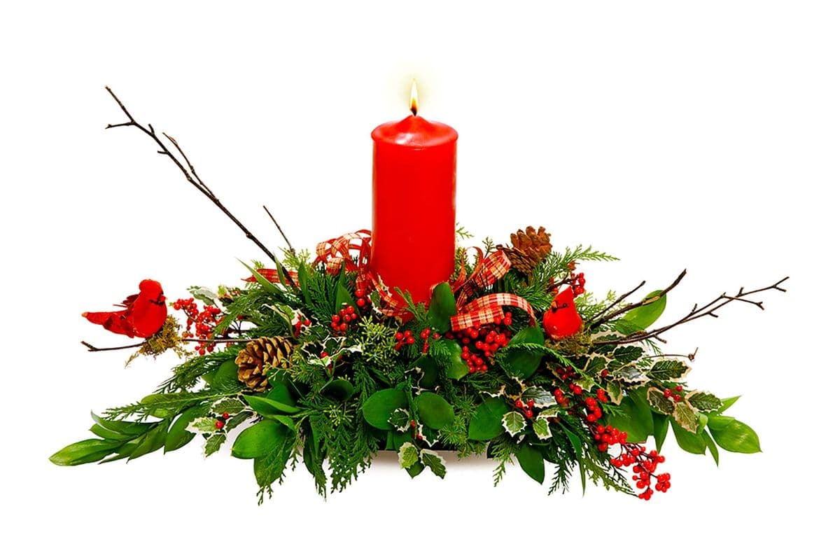 Large Yuletide Centerpiece