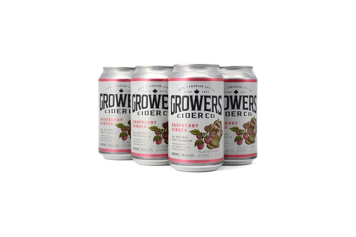 Growers Cider Field Raspberry (6-Pack)