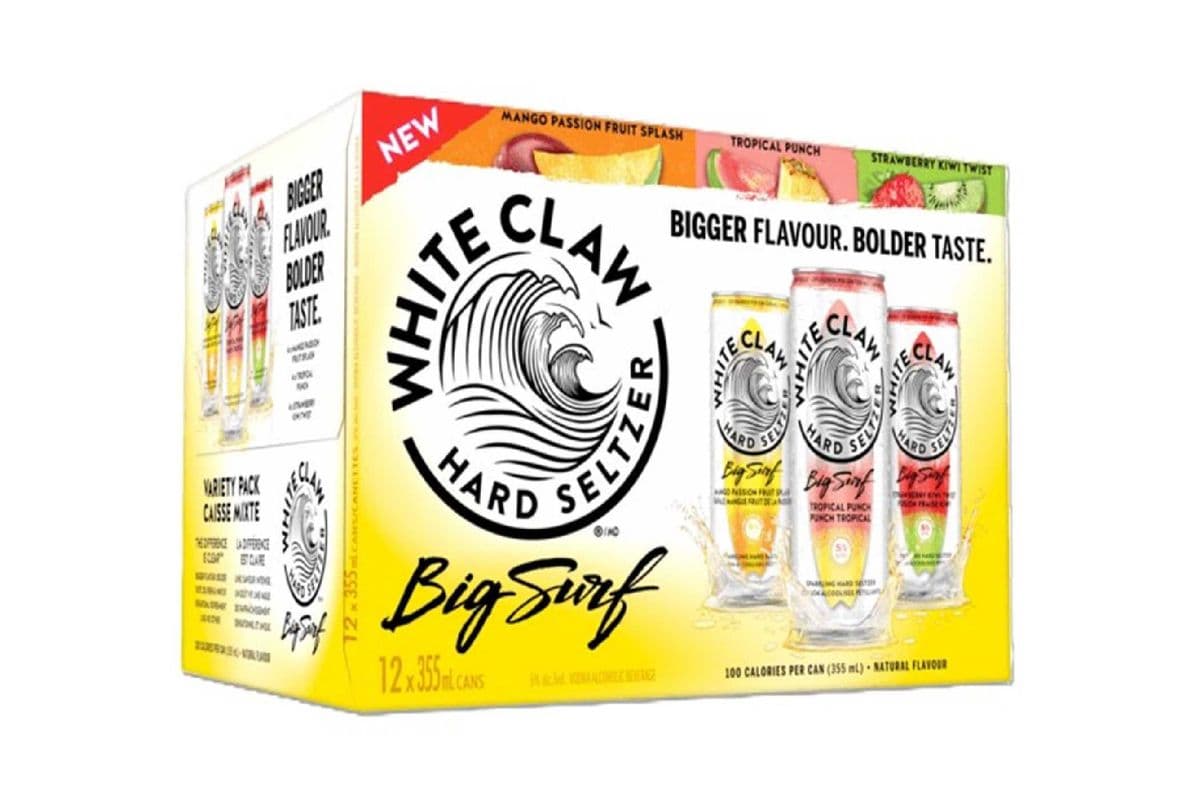 121071. WHITE CLAW BIG SURF VARIETY PACK (12 x 355ML (CANS))