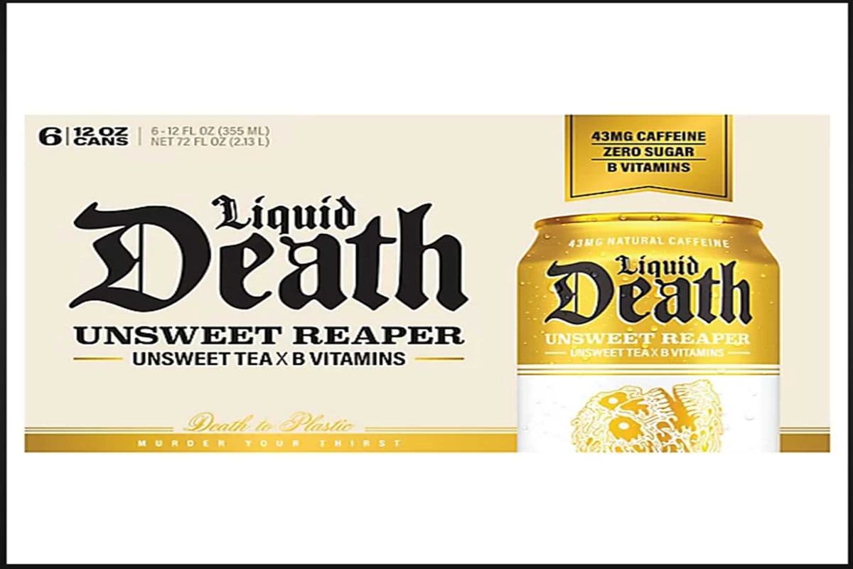 Liquid death unsweet reaper