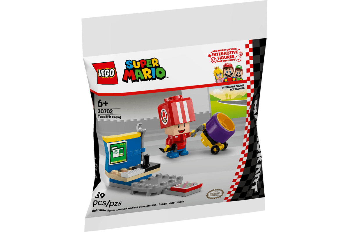 LEGO Super Mario Mario Kart – Toad (Pit Crew) (30702)
