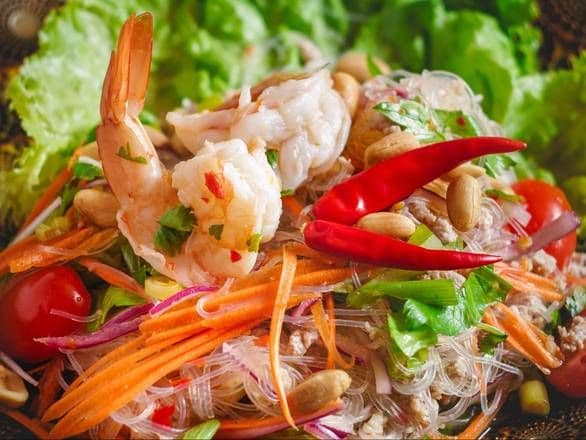 Glass Noodle Salad / Salade De Nouilles De Verre