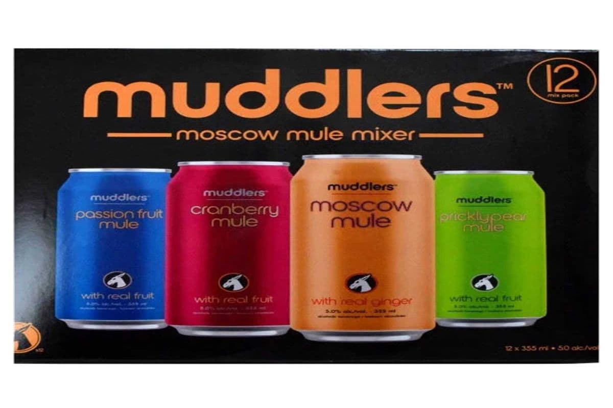 Muddlers Moscow Mule Mixer 12 CANS (12 x 355 ML)