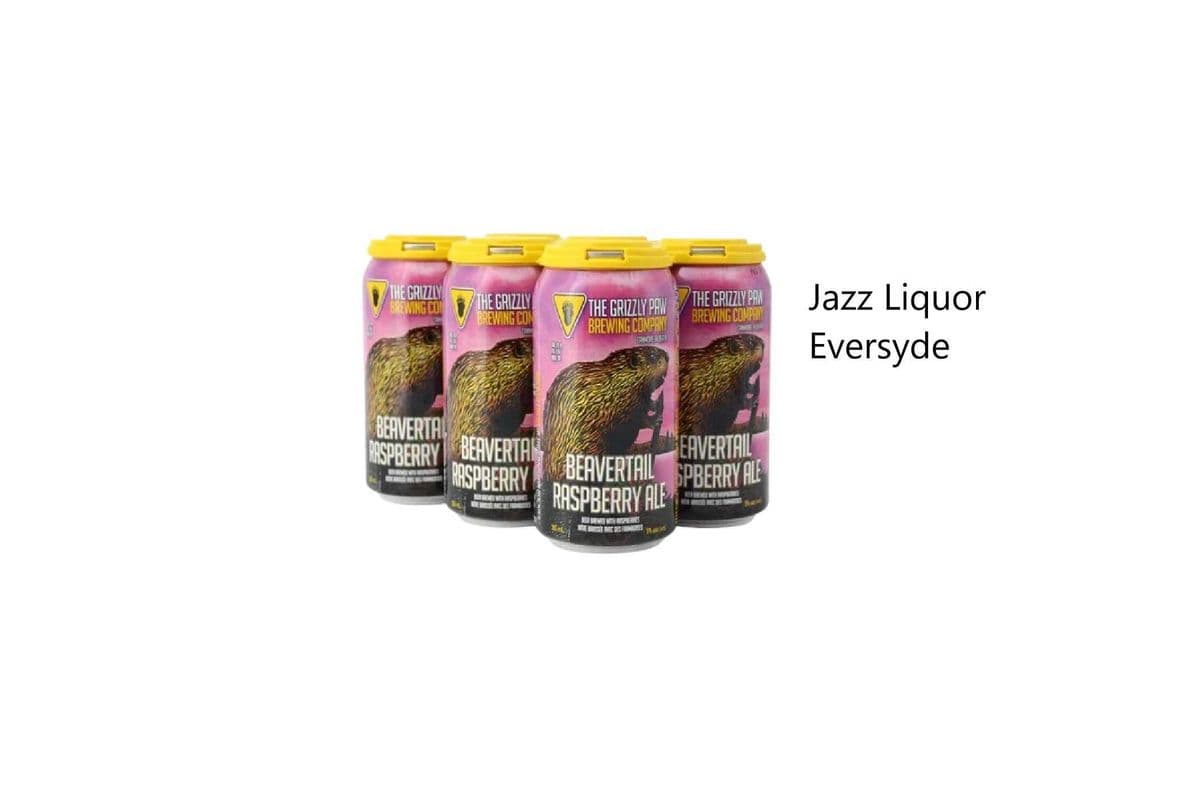 GRIZZLY PAW BEAVERTAIL RASPBERRY ALE (1 x 6x355ML)