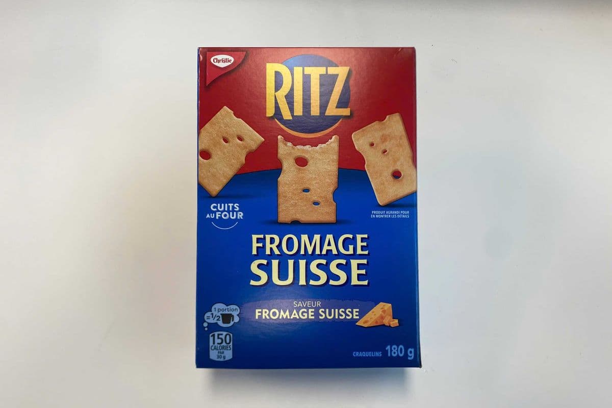 Chrislie Ritz Swiss Cheese (180g) (150 Cal)