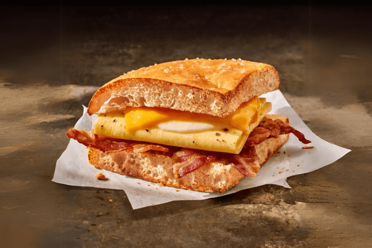 Bacon Double Take Breakfast Sandwich